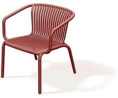 Prosperplast Brene Retro Raudona FERNE sodo kėdė