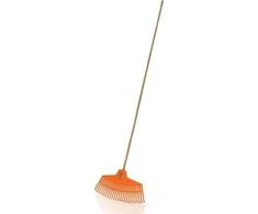 Prosperplast FOCUS PLASTIKINIS LAPŲ grėblys, ORANŽINĖ