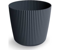 Prosperplast Milly Round gėlių vazonas - antracitinis DMI300-S433 sk. 292 mm