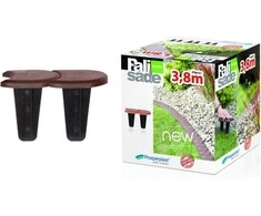 PROSPERPLAST PALISADA OGRODOWA PŁASKA 2 BRĄZOWA 3,8m