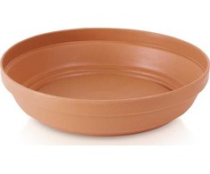Prosperplast Plastikinė lėkštelė GLINKA, rudos sp., 19 x 4,5 cm