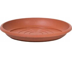 Prosperplast Plastikinė lėkštelė TERRA, rudos sp., 17 x 2,2 cm