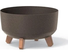 Prosperplast Gėlių vazonas Gracia Low Eco Wood DGRL300LW ekologiška kava
