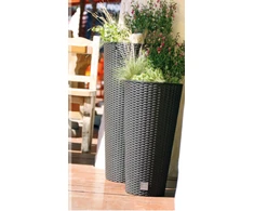 Prosperplast RATO puodas TUBUS 250mm balta - DRUX250-S449