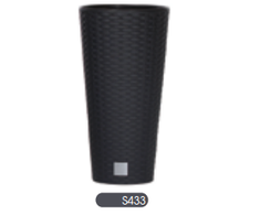 Prosperplast RATO TUBUS vazonas 250mm antracitas - DRTUS250-S433