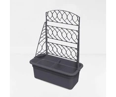 Prosperplast Donica su pergola Bloma antracitas