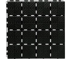 PROSPERPLAST VEJOS KORIO PLOKŠTĖ EASY SQUARE – JUODA 9 vnt. 1,5m2