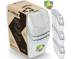 Prosperplast 20 l šiukšliadėžės rinkinys, 3 vnt.