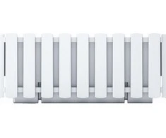 Gėlių vazonas Prosperplast Boardee Fencycase DDEF400-S449, baltas