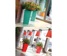 Prosperplast URBI QUARE poudas 170mm balta - DURS170-S449