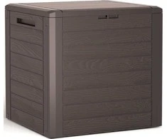 Prosperplast WoodeBox sodo dėžė 140 l Ruda