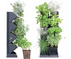 Prosperplast Vertikalus sodo stovas Mini Cascade antracitas