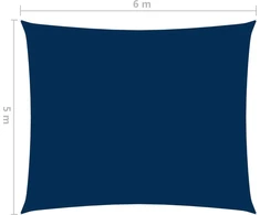 Burė nuo saulės, mėlyna, 5x6m, oksfordo audinys, stačiakampė