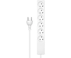 ProXtend Danų IT Power Strip 6- way 6 lizdai 4 m baltos spalvos (KIT6-KIT04W)