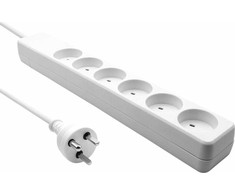 ProXtend ProXtend Danish IT Power Strip 6 krypčių 0,5M baltas