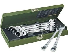 Proxxon Flat-akis veržliarakčių rinkinys su bendra ir rattle 8-19mm 7 vienetų (PR23068)