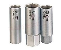 1/2" galvutė žvakėms su magnetu PROXXON 18mm