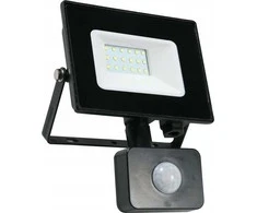 Prožektorius Lumax LED prožektorius Lumax Heda Floodlight HFL120NS 20W 1600lm 4000K 120° IP44 PIR judesio jutiklis juodas