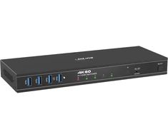 Altusen InLine® KVM perjungiklis, 4x1, DP 4K/60Hz, USB 3.2 šakotuvas