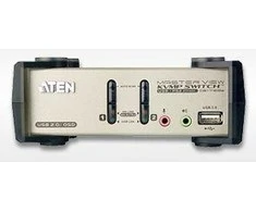 Jungiklis Aten 2-Port PS / 2-USB VGA / Audio KVMP Pereiti su OSD