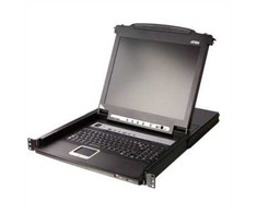 „Aten“ komutatorius CL5708MW LCD KVM komutatorius, 43 cm pločio, USB-PS/2, VGA, 8 prievadai, JK išdėstymas