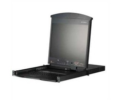 Aten KVM per IP komutatorius KL1508AiM, 8 prievadai, LCD 43 cm, VGA, PS/2-USB, CH išdėstymas