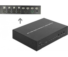 DELOCK KVM 4in1 Multiviewer jungiklis 4xHDMI USB 2 - 11488