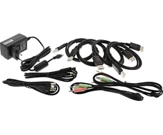 InLine® stalviršio KVM perjungiklis, 2 prievadų, dviejų monitorių DisplayPort 1.2, 4K, USB 3.0, garso