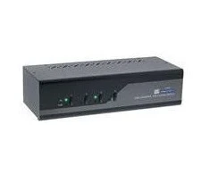 InLine® KVM darbalaukio jungiklis, 4 prievadų, dviejų monitorių, DP 1.2+HDMI 2.0, 4K, USB 3.0, garso