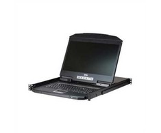 Konsolė KVM Aten Przełącznik KVM ATEN CL3116NX, 18,5 TFT, VGA, PS/2-USB, 16 portów, układ FR