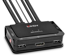 Lindy NET SWITCH KVM USB HDMI/42344 LINDY jungiklis
