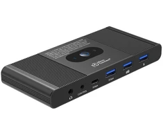 MicroConnect HDMI ir USB-C KVM perjungiklis 2 prievadų (MC-HDMI-KVM202KV2.0)