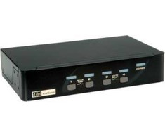 Przełącznik Roline Przełącznik KVM DisplayPort USB 2.0, 1 użytkownik - 4 PC
