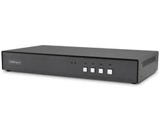 Przełącznik StarTech .Com - KVM-/Audio-/USB-Switch - 4 x KVM/Audio/USB - 1 vietinis vartotojas - Darbalaukis - suderinamas su TAA (CK4-HP104C)