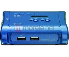 TRENDNET 2 prievadų USB KVM jungiklio rinkinys