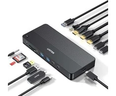 Unitek KVM Switch 2 kompiuteriai 2 4K monitoriai