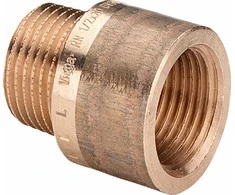 Viega prailginimas 1x 40 mm ruda
