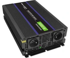 QOLTEC 51929 Monolitinis įtampos keitiklis 6000 MS Wave / 12V iki 230V / 3000/6000W / USB