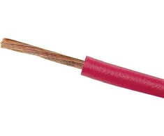 Kabelis 1x2.5 LGY Kabelis 450/750V CU Daugiagrūdis raudonas