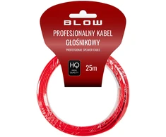 Blow Garsiakalbio kabelis 2x0.50mm juodas-raudonas 25m