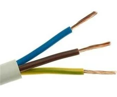 Elektrokabel OMY 3x1 300/300V juodas elektros kabelis