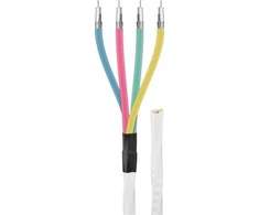 Goobay 80 dB anteninis koaksialinis kabelis quattro, ekranavimas 2x, CCS, 100 m - Kabelio ilgis 100 m