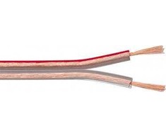 Goobay Cable Garsiakalbio Kabelis Skaidrus CU - Kabelio ilgis 100 m