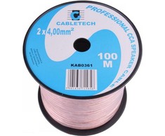 Kabelis Libox garsiakalbis 2x4.00, 100m (LB0048)