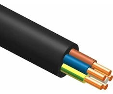 Śląsk kabelis Įžeminimo maitinimo kabelis YKY 5X4mm2 0,6/1kV būgnas NKT 112271058D0500