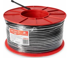 Kabelis RG6 Spacetronik DOKA PE 4K Trishield 100m