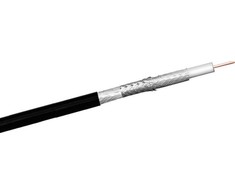 Kabelis RG6 Spacetronik DOKA PE 4K Trishield 1mb