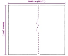 Skaidrus brezentas su ąselėmis 8x10 m polietilenas