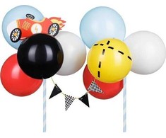 Party Deco Balionas torto papuošimui Autko mišinys 29cm 36246
