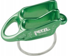 Čekija Petzl REVERSO žalias– universalus saugojimo ir nusileidimo įtaisas